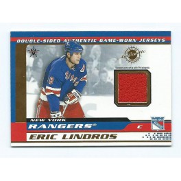 NY Rangers - Lindros,Brendl - Pacific Vanguard 2002 - Doublesided Game Jerseys