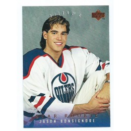 Edmonton - Jason Bonsignore - Star rookie UD 95-96