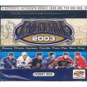 2003  Pacific Exclusive retail box