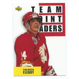 Calgary - Theoren Fleury - Team Point Leader - UD 93-94